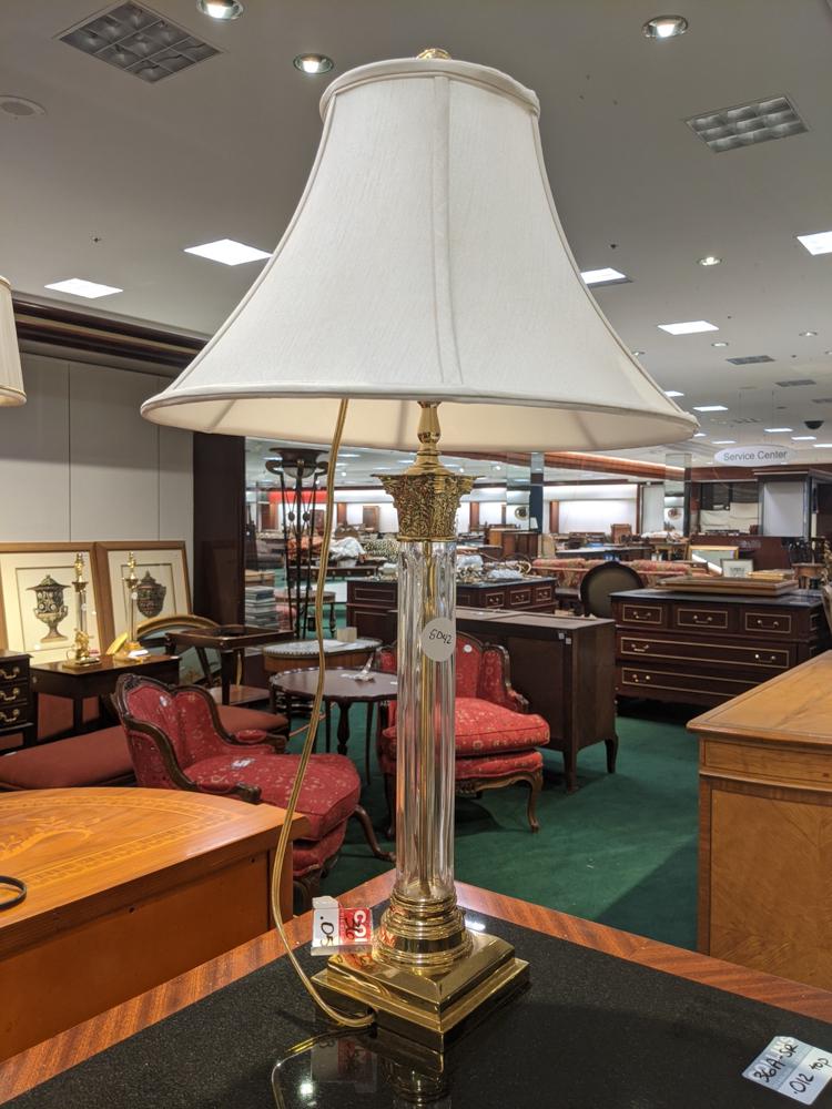 Lot of 2 crystal lamps, 31 inches (1 of 1)