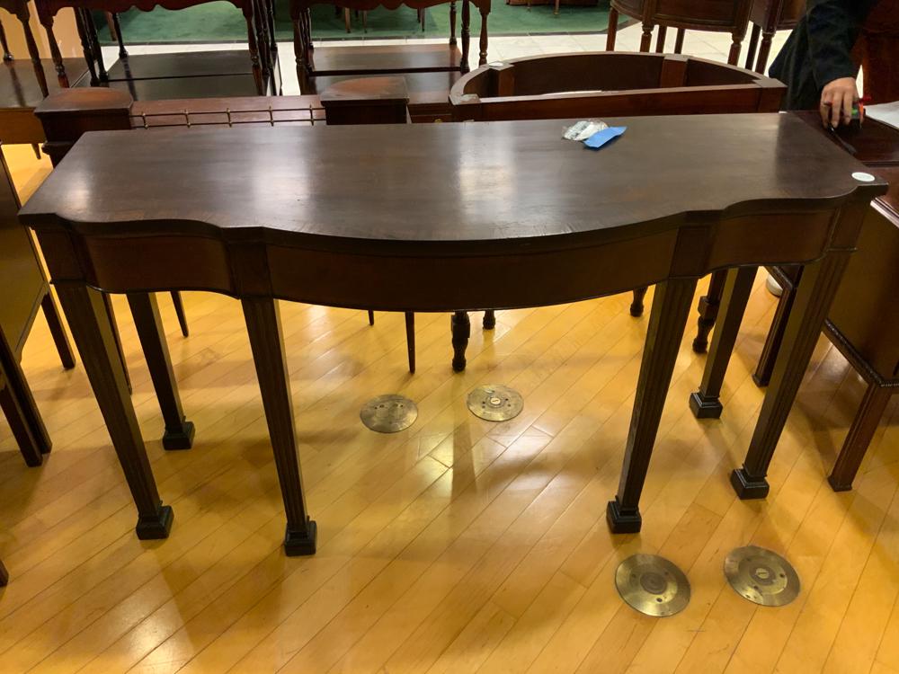 Buffet Table, Mahogany, 33x21x60 inches (1 of 1)