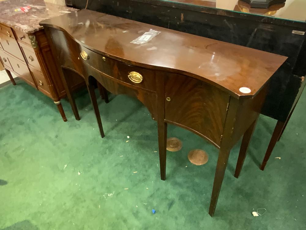 Buffet Table, Chippendale Style, 36x18x61 inches (1 of 1)