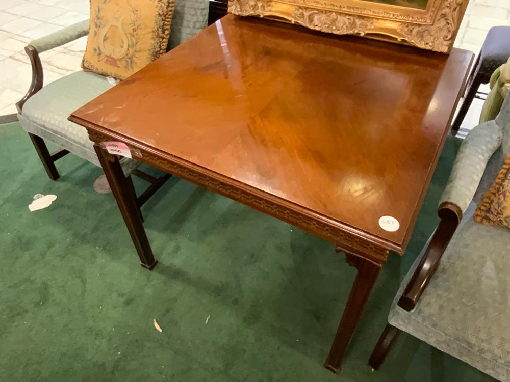 Table, Chippendale Style, 30x36x36 inches (1 of 1)