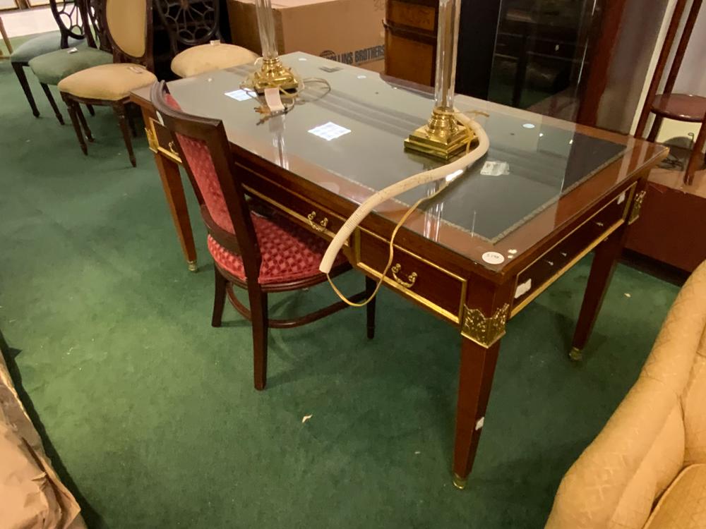 Regency Table Desk and Chair, 31x30x60 inches (1 of 1)