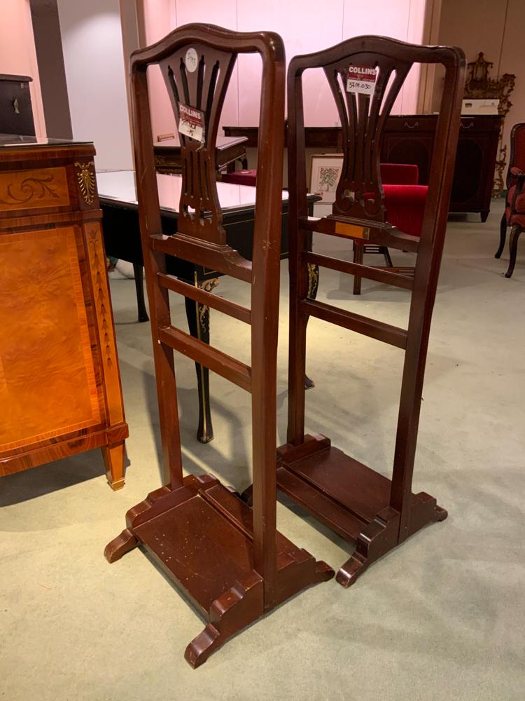 Lot of 2 men's mahogany valet (1 of 1)