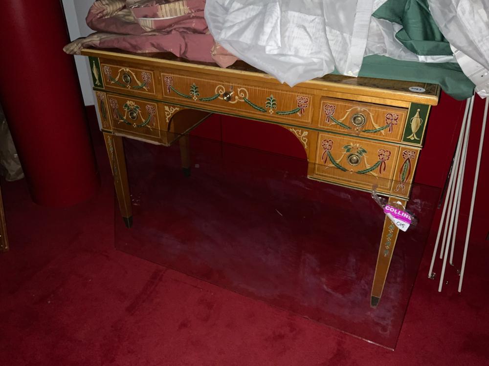 Adam style painted desk together with an Adam style (1 of 1)