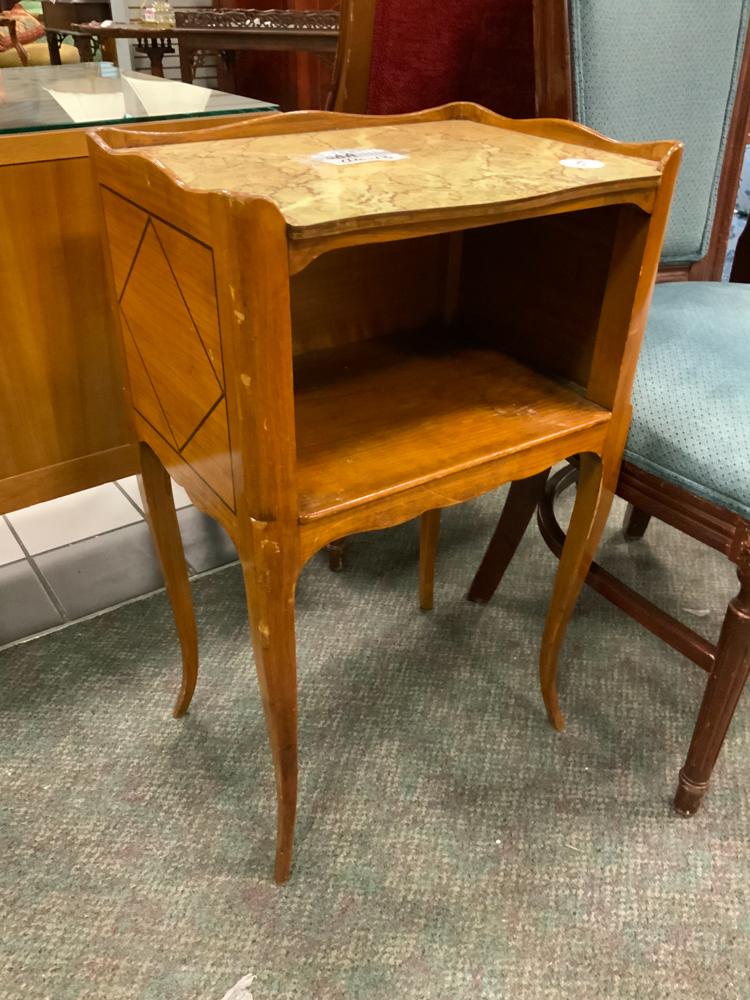 French style table with faux marble top (1 of 1)