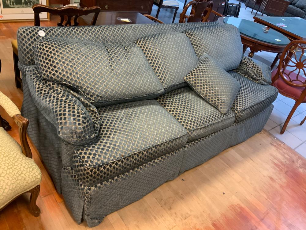 Sofa, Blue upholstery sleeper queen size (1 of 1)