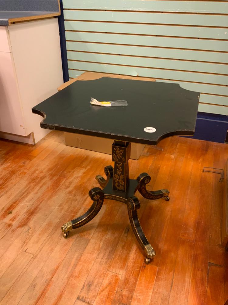Regency Style Black and Gold occasional table (1 of 1)