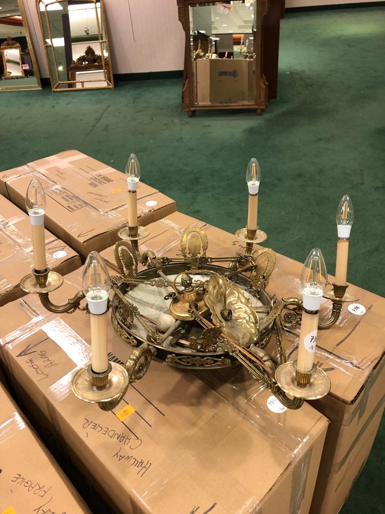 Hanging Empire Style Chandelier (1 of 1)