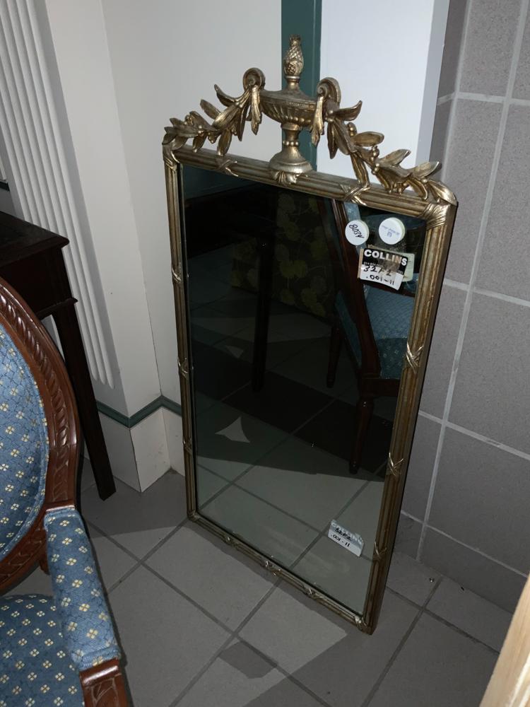 French Silver Leaf Mirror (1 of 1)