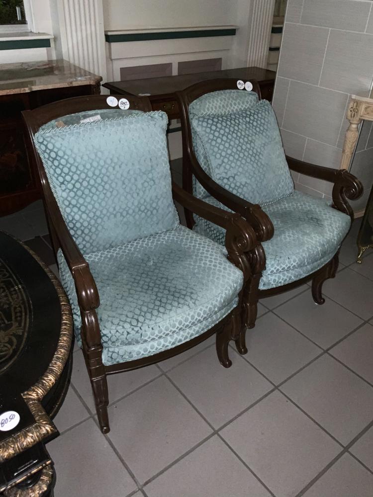 Pair of Empire Style Armchairs (1 of 1)