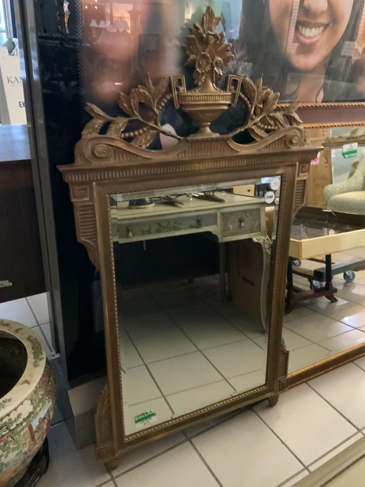 French Gold Painted Mirror (1 of 1)
