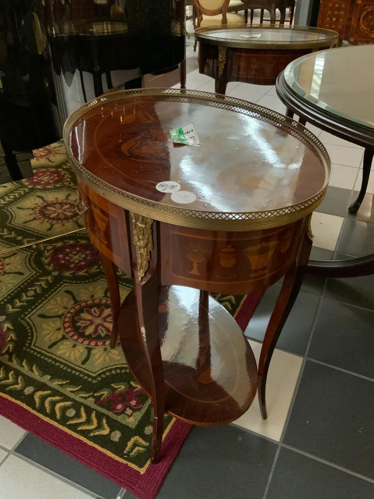 Pair of Italian Inlaid Lamp Tables (1 of 1)