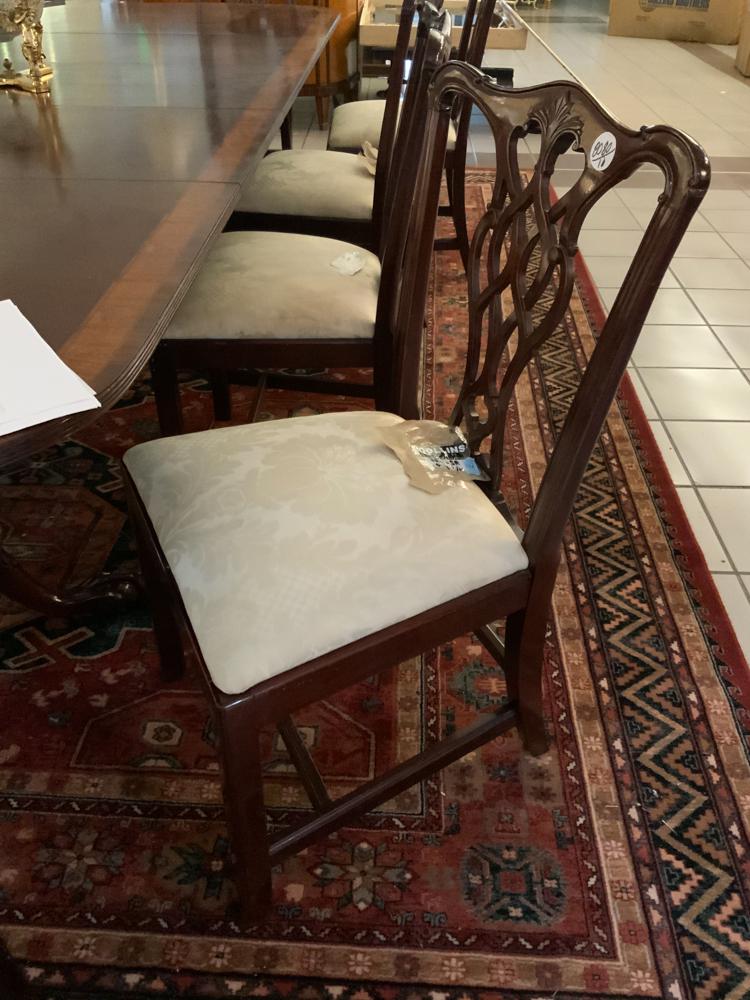 Ten Custom Chippendale Style Dining Chairs (1 of 1)
