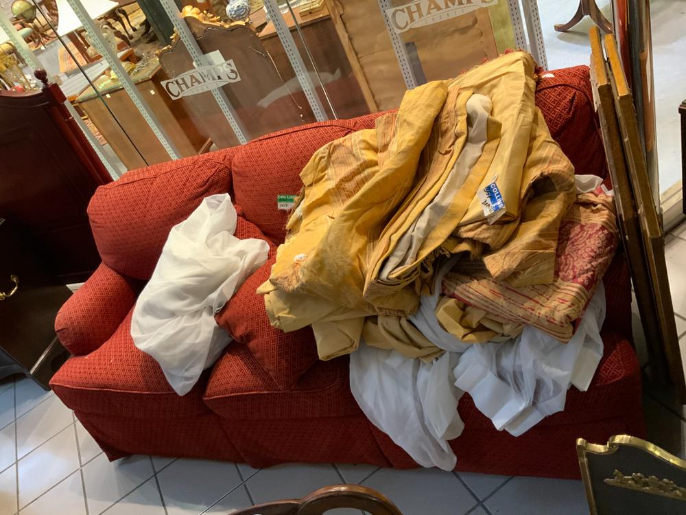 Pearson Custom Burgundy Upholstered Sofa (1 of 1)