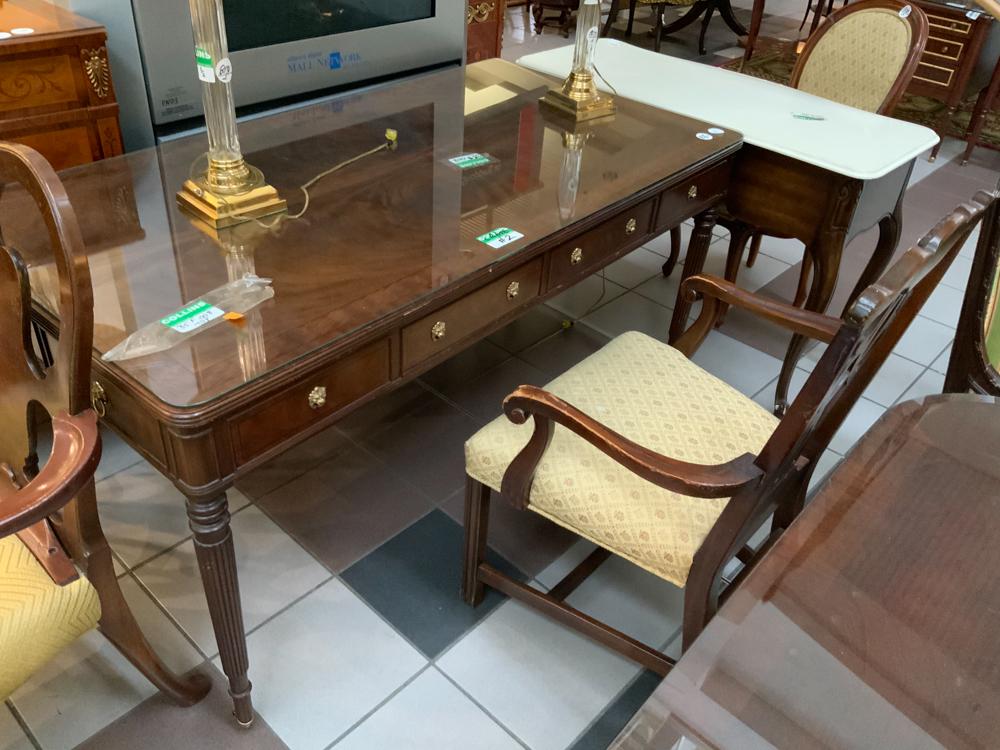 English Sheraton Style Writing Desk (1 of 1)