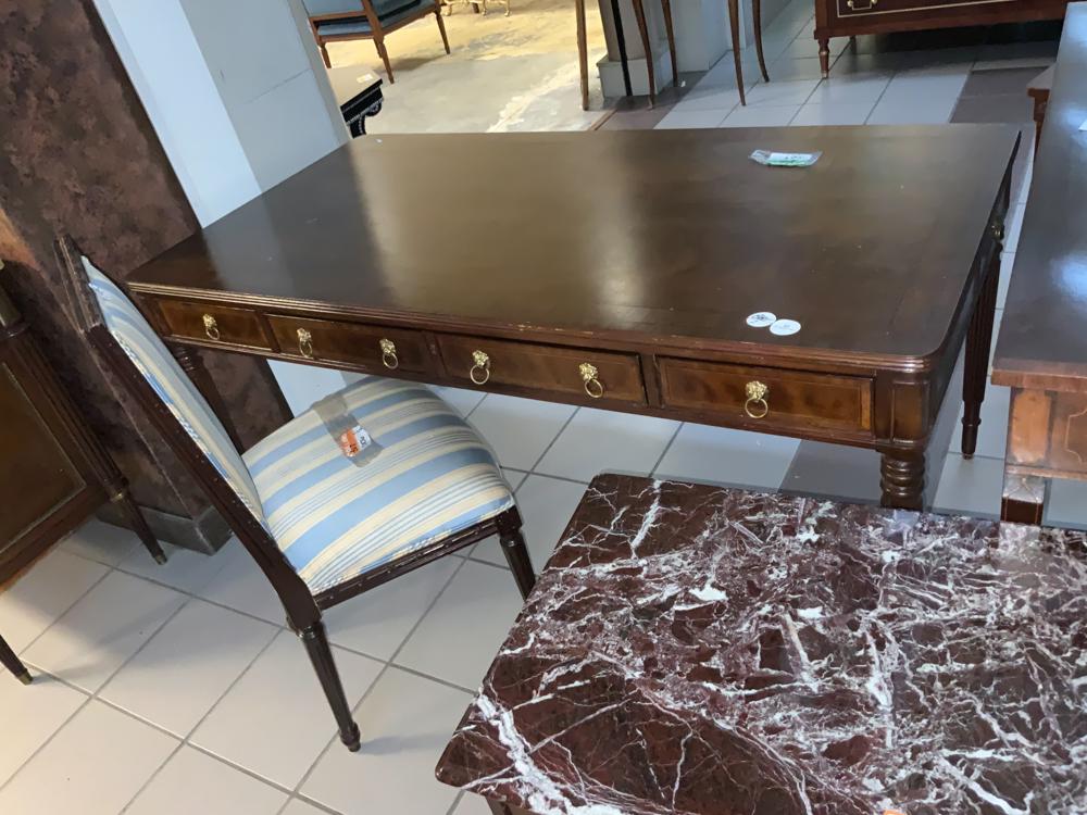 Sheraton Style Writing Desk with Chair (1 of 1)