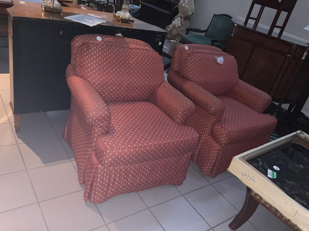 Pair of Pearson Custom Upholstered Armchairs (1 of 1)