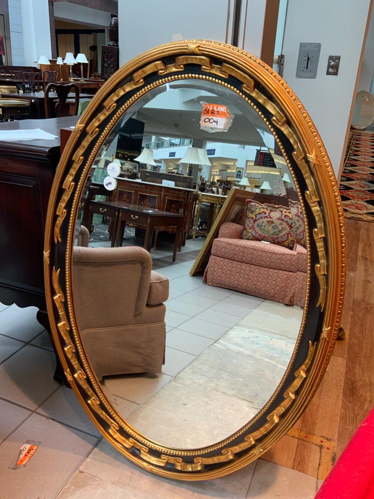 Classical Oval Gold leaf Mirror (1 of 1)