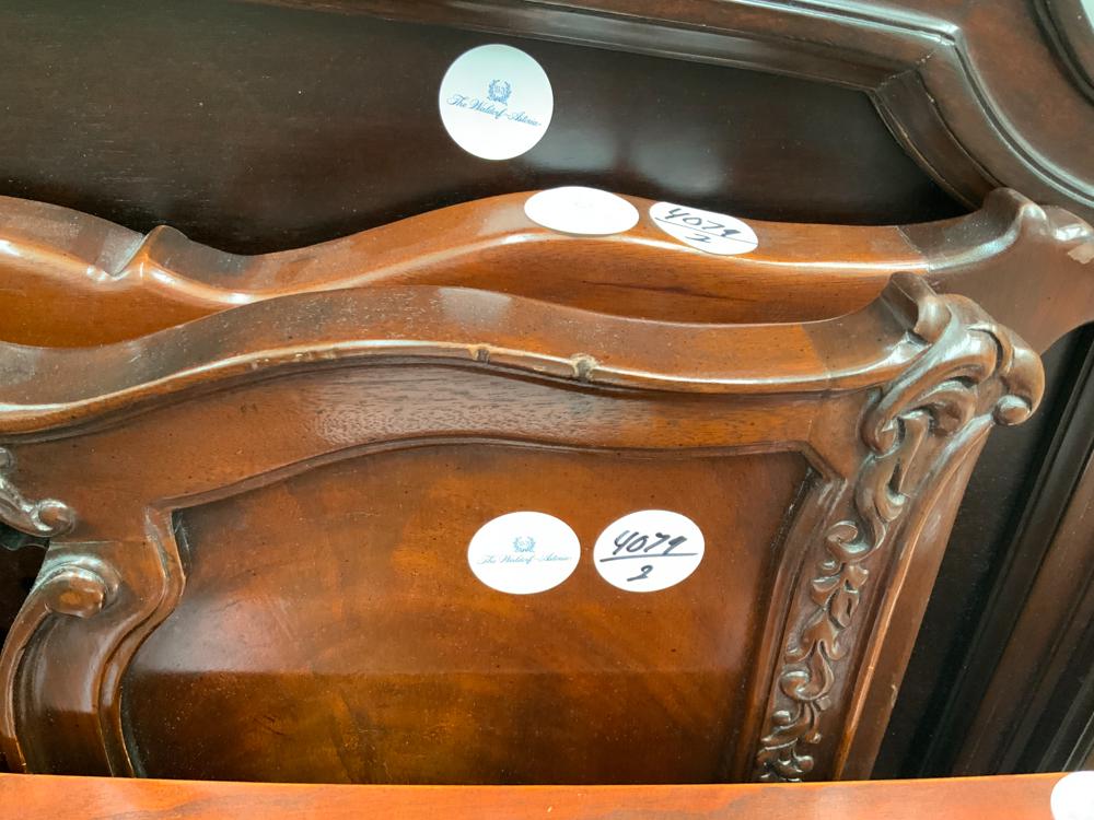 Two Drexel Chippendale Style Headboards (1 of 1)