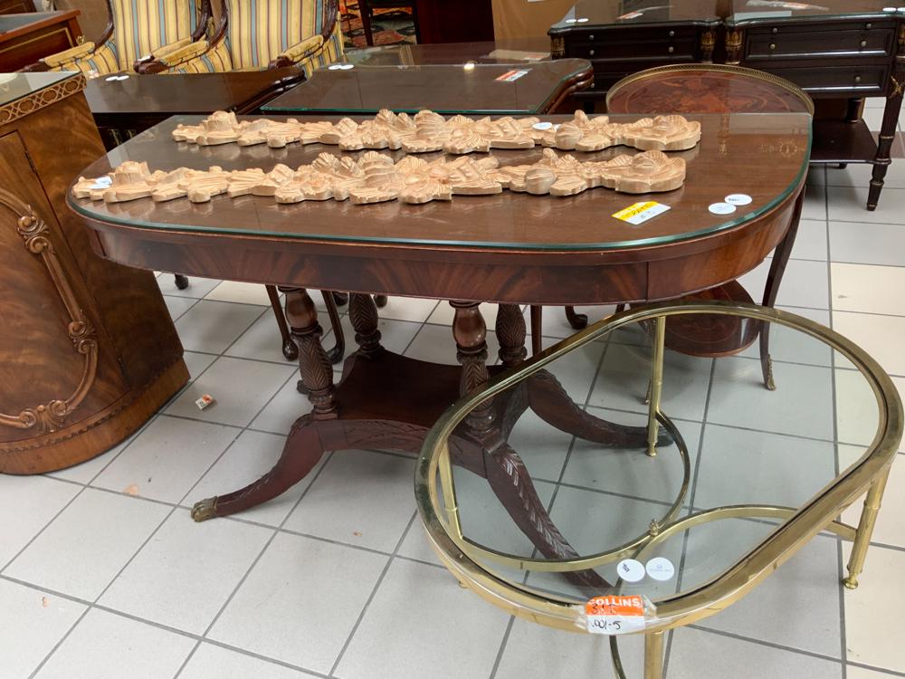 Duncan Phyfe Style Mahogany Pier Table (1 of 1)