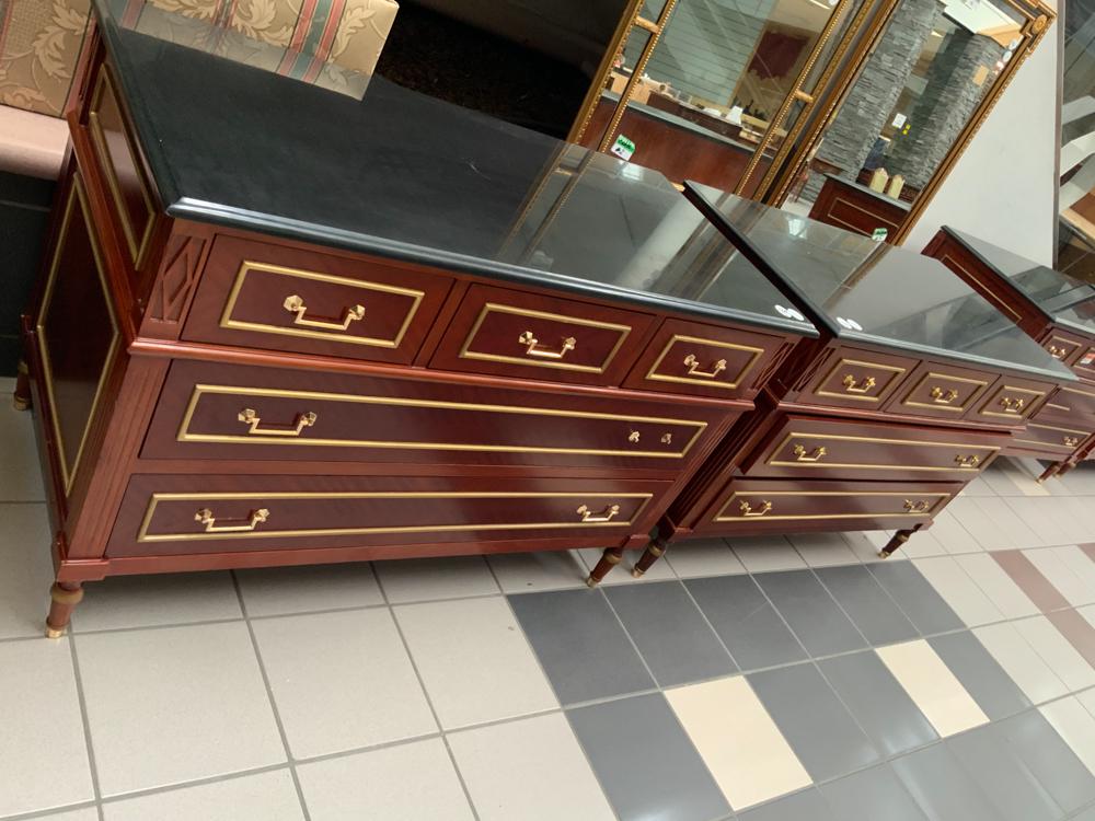 Pair of Regency Style Marble Top Chests (1 of 1)