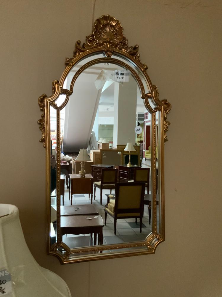 Continental Style Gold Mirror (1 of 1)