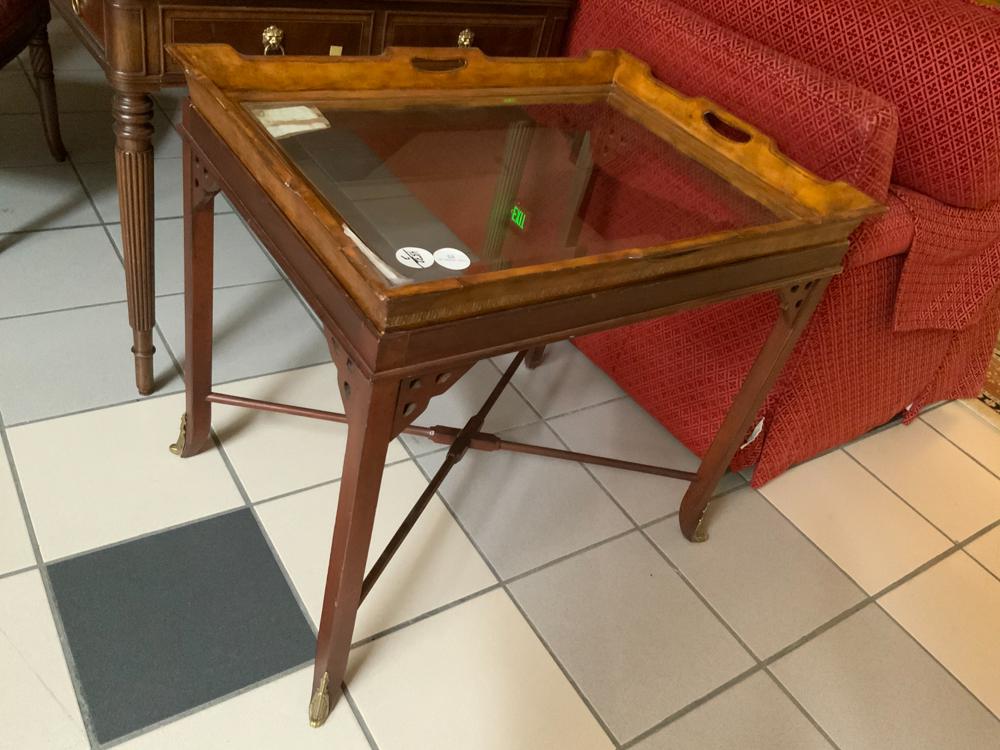 pair of lamp tables