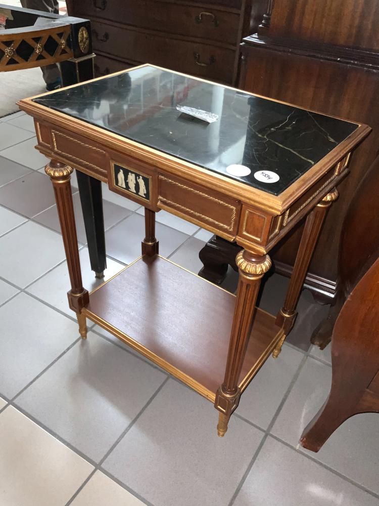 French Directoire Style Marble Top Table (1 of 1)