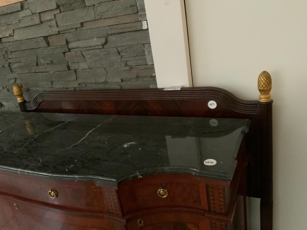 Regency Style Mahogany Queen Size Headboard (1 of 1)