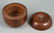 301: Antique Apple Tea Caddy, Plum Pudding Mahog - 2