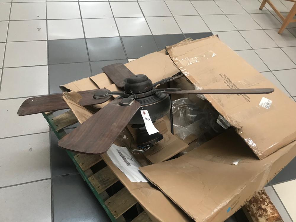 Ceiling Fan Brown Metal Monte Carlo: Ceiling Fan Brown Metal Monte Carlo