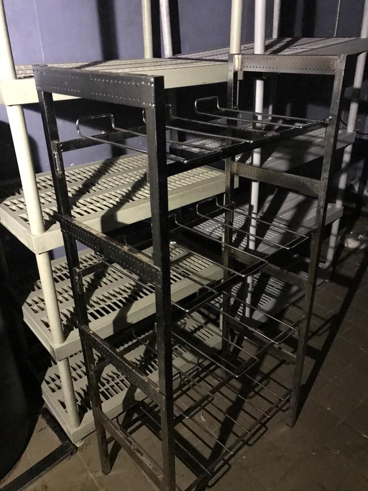 Lot of Assorted Shelving: Lot of assorted shelving.