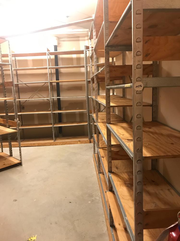 Storage Area: Storage Area - Metal Shelving Macy's 2nd Floor Right