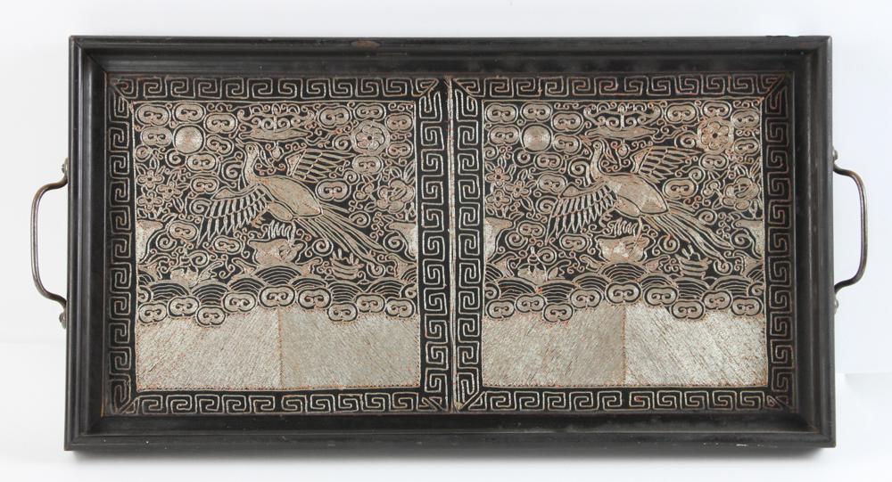 Pair of Antique Chinese Rank Badges (1 of 5)