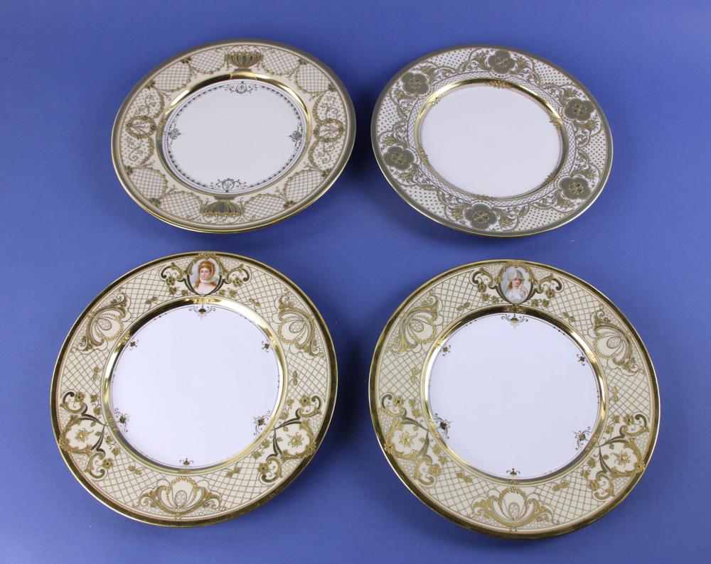19thC German Meissen/Dresden Plates (1 of 14)