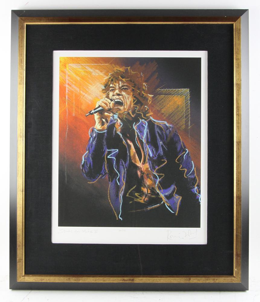 Ronnie Wood Study for Mick II (1 of 6)