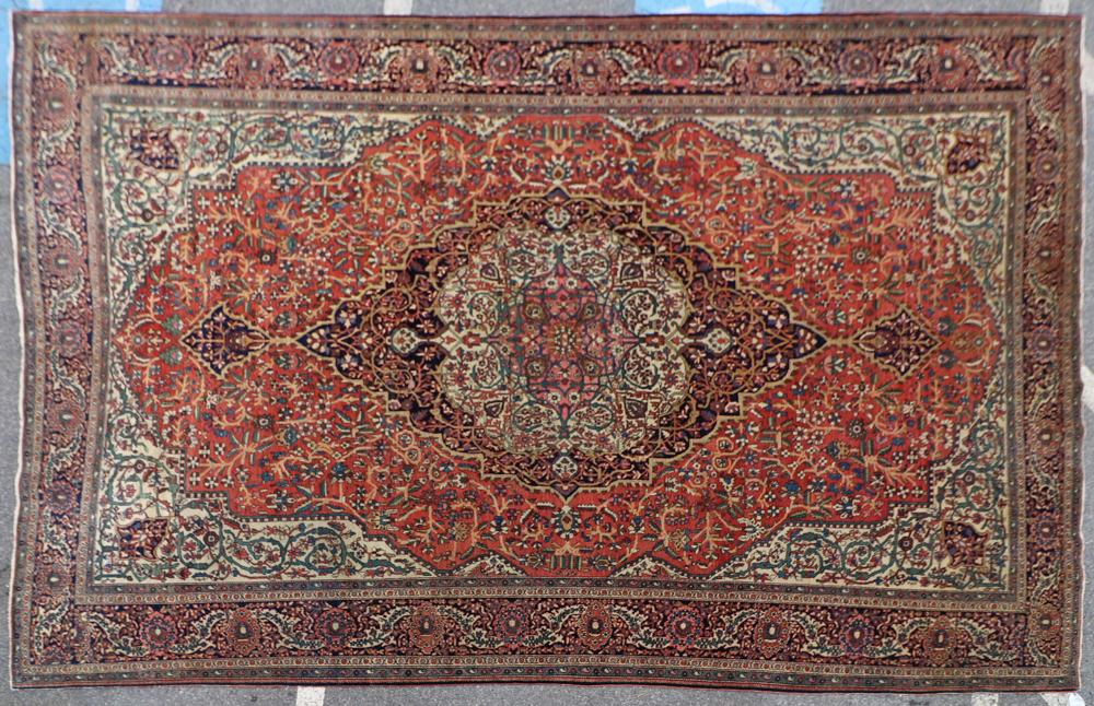 Antique Persian Ferrahan Sarouk Rug (1 of 6)