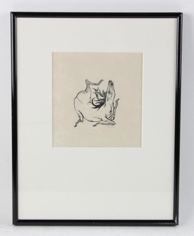 Leonard Baskin, Stag, Wood Engraving (1 of 5)