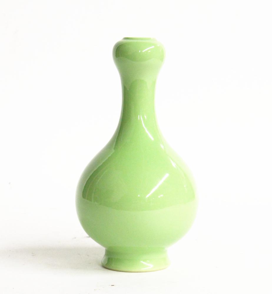 Chinese Green Glazed Vase (1 of 2)