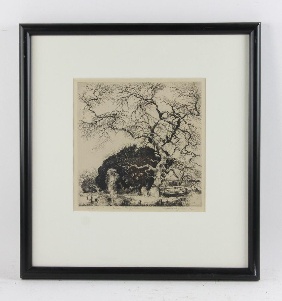 Mildred Bryant Brooks, Companions, Etching (1 of 6)