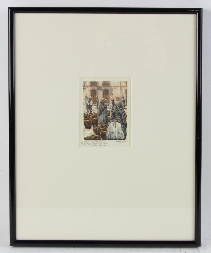 Grace Thurston Arnold Albee, Color Woodblock (1 of 5)