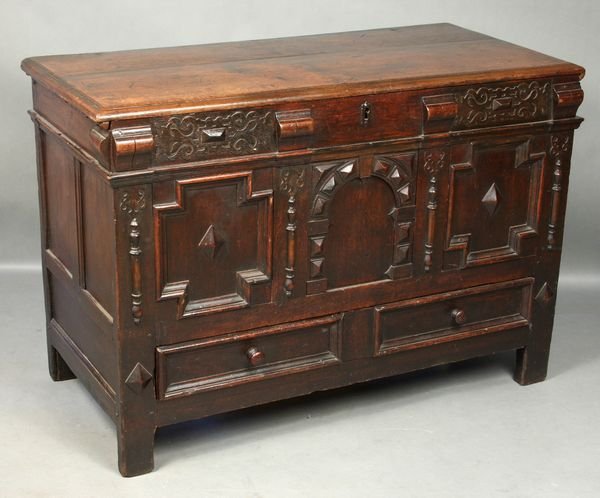 RARE New England Pilgrim Blanket Chest