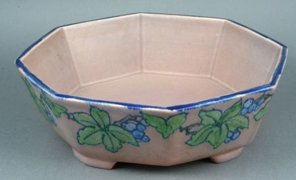 Rookwood Pottery Footed 9 1/2" Bowl, Signed