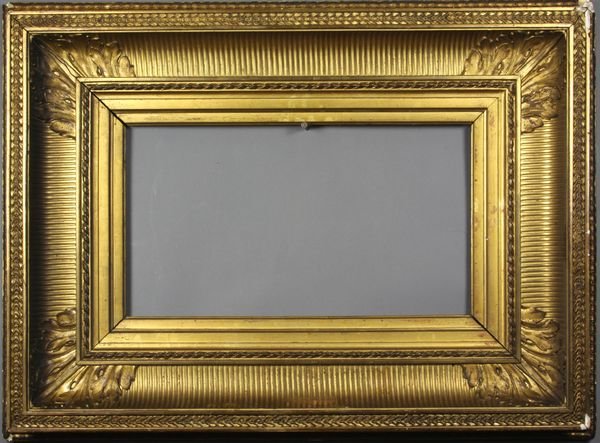 19th C. gilt frame, outside: 20 1/4" x 27 1/2"