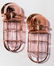 6240A: Pair of 20th C. Brass Companionway Lights - 2
