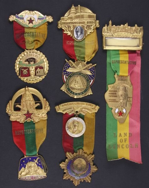 (10) Masonic Imperial Council Badges - 2
