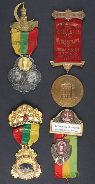 (10) Masonic Imperial Council Badges - 4