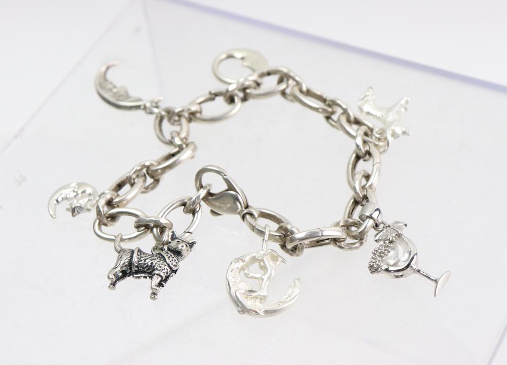 Charm Bracelet Sterling Silver (1 of 3)