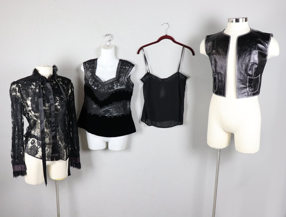 Emanuel Ungaro Evening Blouses Leather Vest (1 of 6)