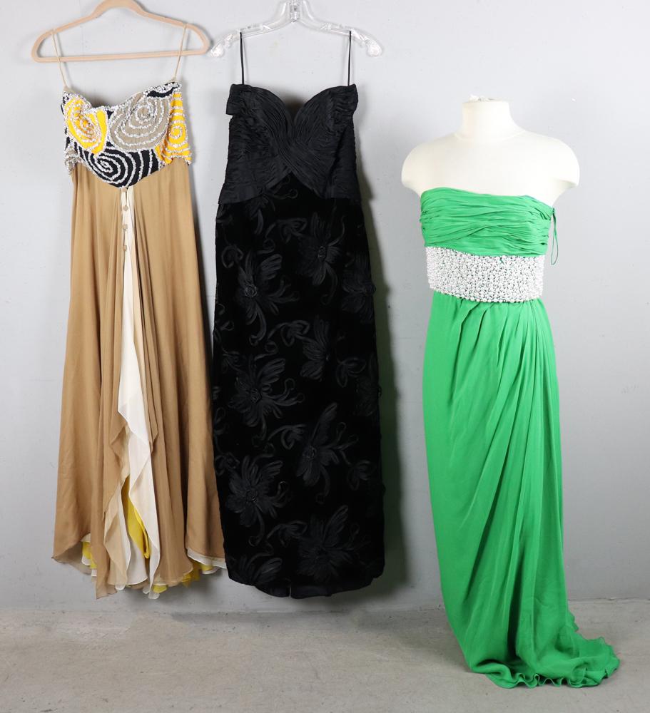 Strapless Evening Gowns (1 of 2)