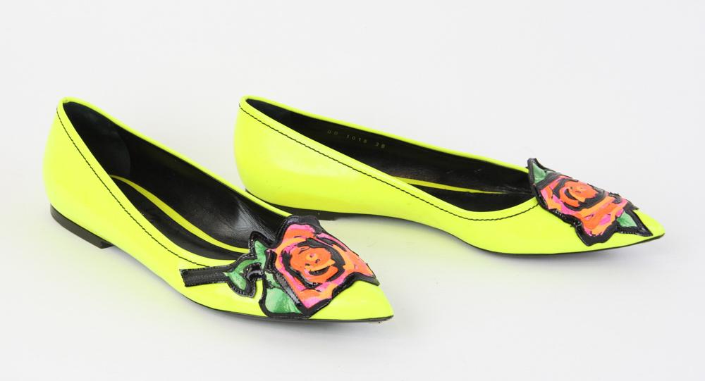 Louis Vuitton Casual Green Flats (1 of 4)